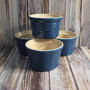 Le Creuset Heritage Blue Ramekins - 4